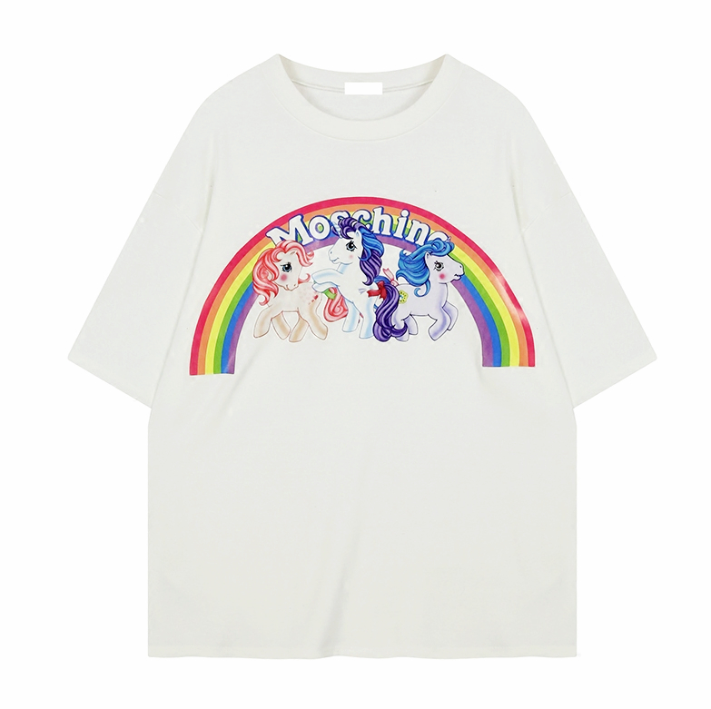 『 彩虹小馬寬鬆舒適短袖T恤 』，共2色