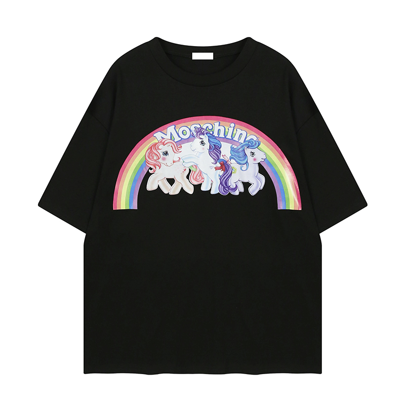 『 彩虹小馬寬鬆舒適短袖T恤 』，共2色