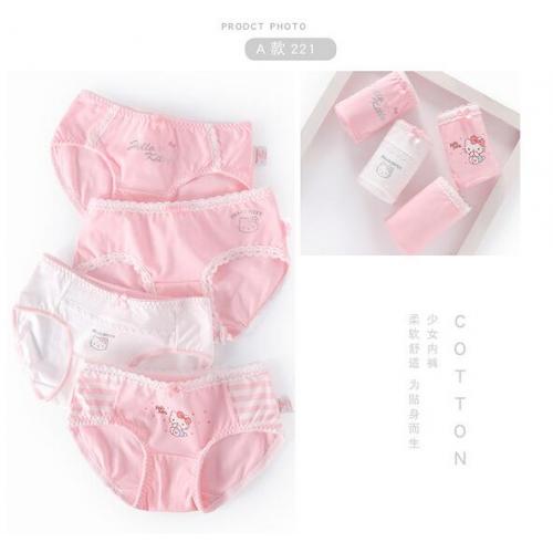 韓版童裝-CA-0817-050-女童內褲(4件組)