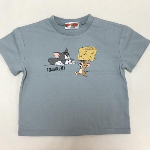 KB21Y-0524-111-男童湯姆貓與傑利鼠印花短袖上衣-童裝