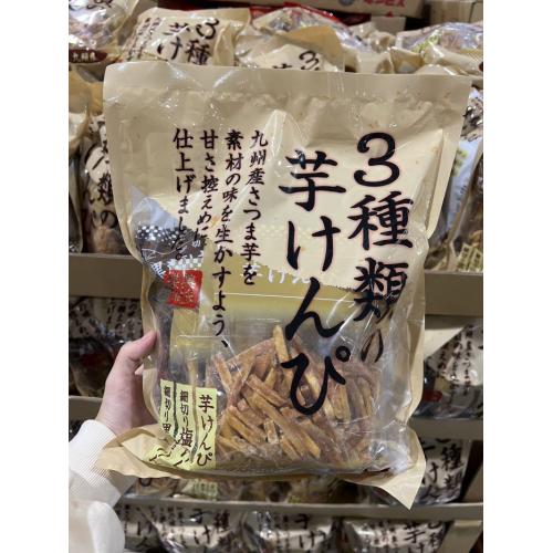 日本Costco限定九州產3種綜合地瓜薯條分享包(600g)-VAJP-1112-091