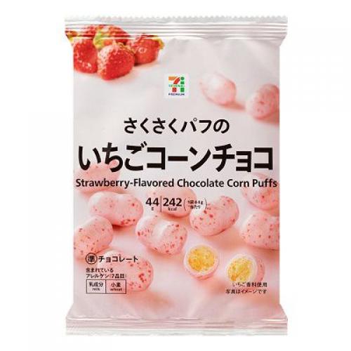 日本7-11草莓玉米巧克力(44g)-VAJP-1121-059